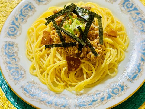 納豆ガーリックパスタ☆彡